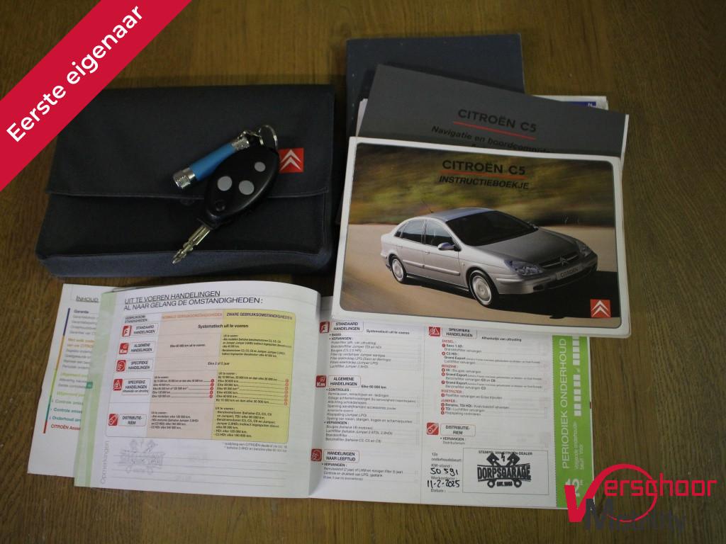 Citroën C5 2.0-16V | hydropneumatische vering | cruise | Cl, Auto's, Gebruikt, 4 cilinders, Origineel Nederlands, Bedrijf