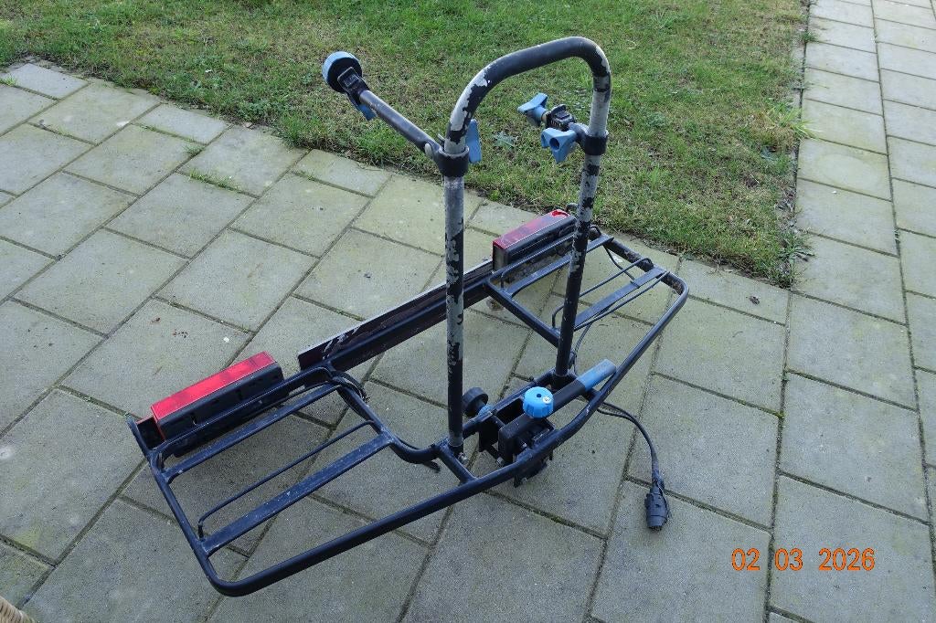 fietsdrager op trekhaak, Ophalen, Gebruikt, 2 fietsen, Trekhaakdrager
