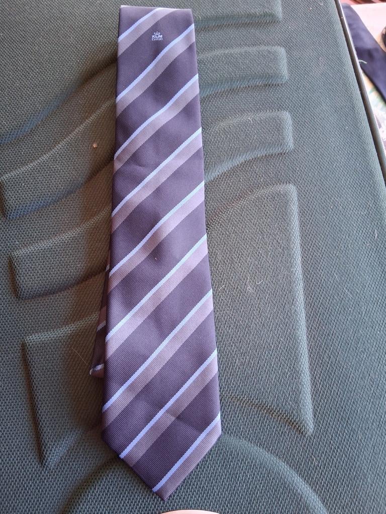 KLM Cargo Stropdas - Nieuw uit verzameling, Kleding | Heren, Stropdassen, Nieuw, Met patroon, Blauw, Ophalen of Verzenden