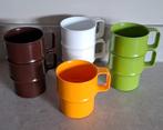 Rosti Mepal Stapelbekers Jaren '70 Retro, Ophalen of Verzenden, Gebruikt