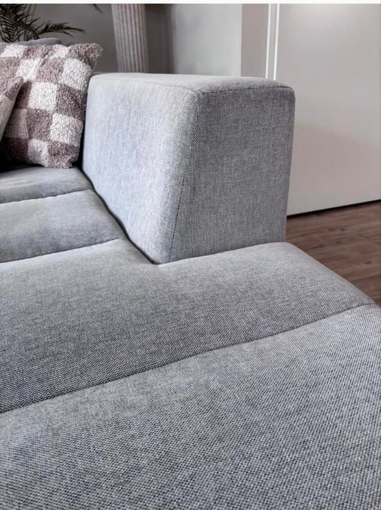 Gratis, moet snel weg: Montel hoekbank, Huis en Inrichting, Banken | Bankstellen, Ophalen, Gebruikt, 100 tot 125 cm, Hoekbank