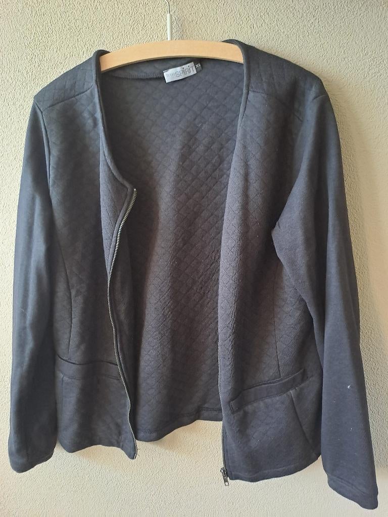 VEST. ZWART. NIEUW. XL., Zwart, Maat 46/48 (XL) of groter, Nieuw, Ophalen of Verzenden