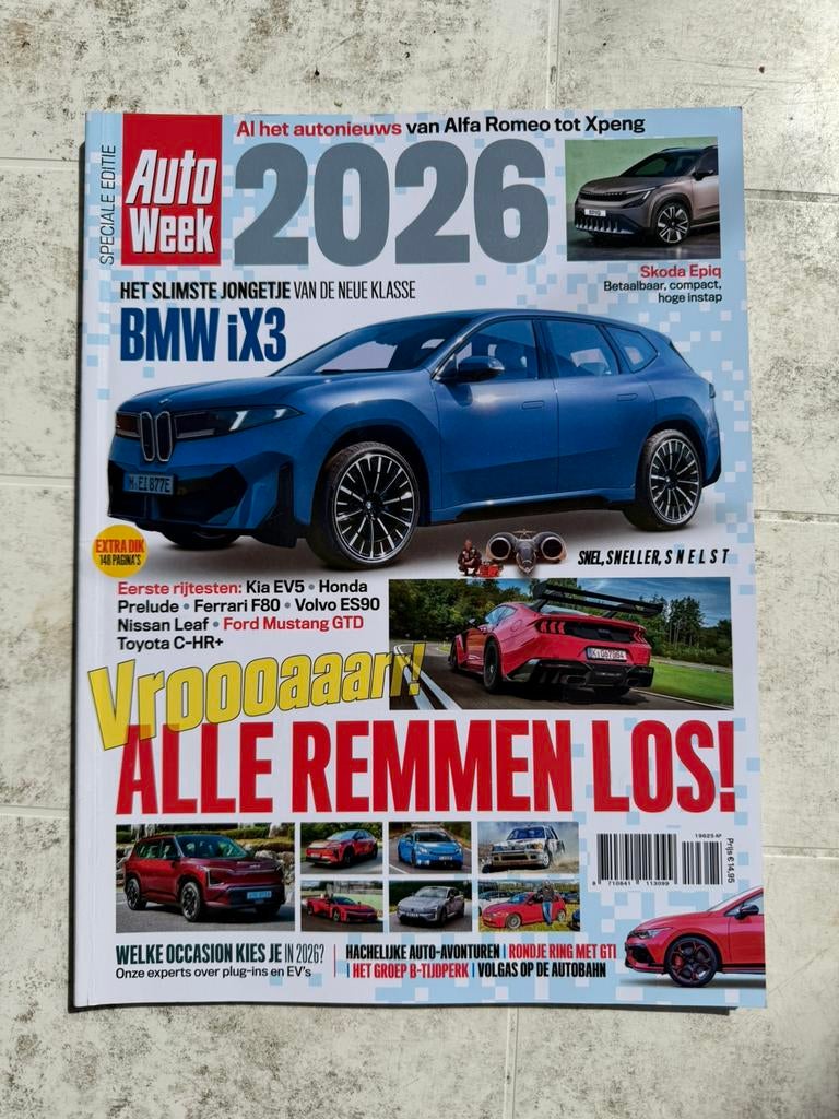 Autoweek 2026 Special, Ophalen of Verzenden, Zo goed als nieuw, Algemeen