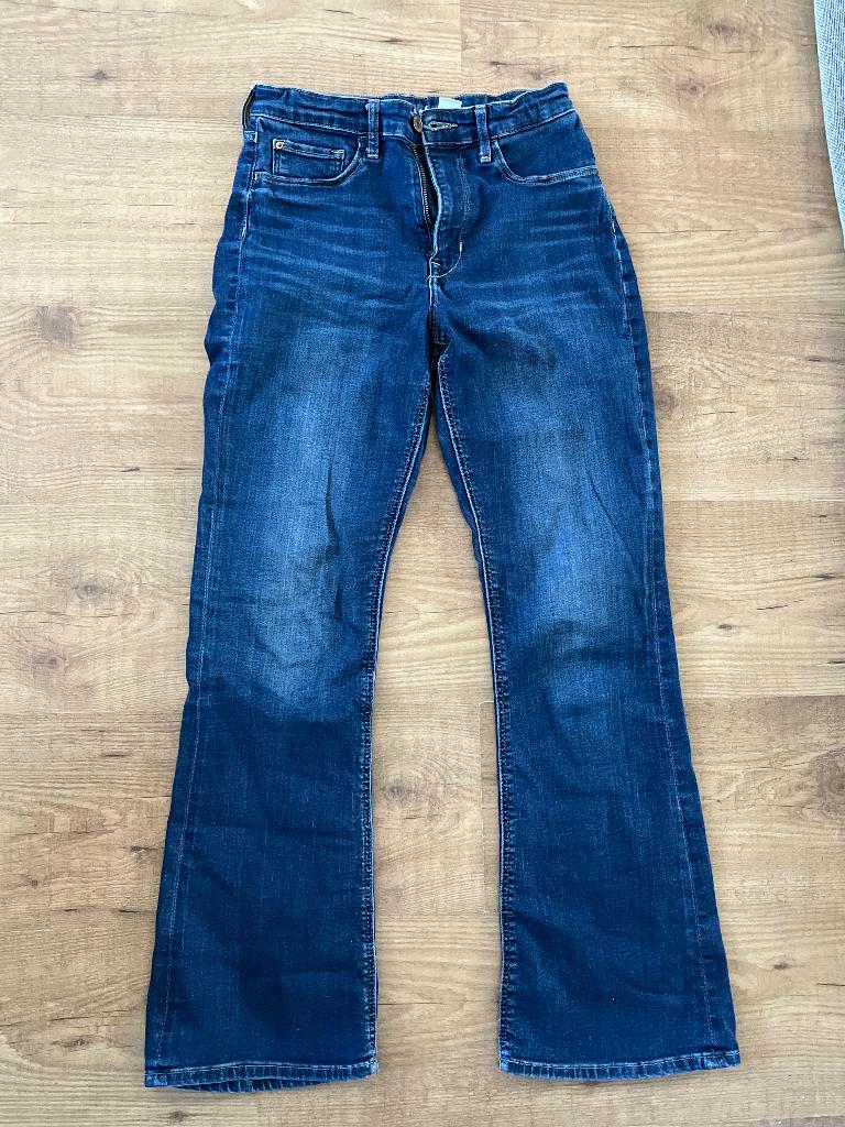 H&M High Waist Flared Jeans, Broek, Gebruikt, Meisje, H&M