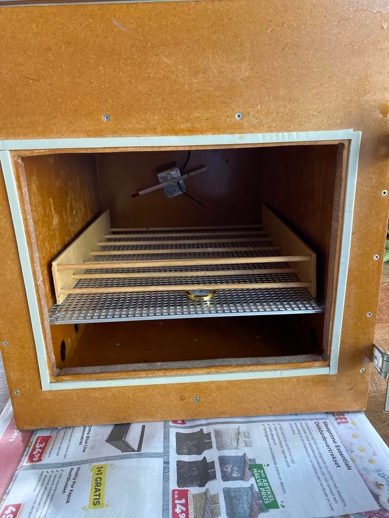 Broedmachine, Ophalen, Broedmachine