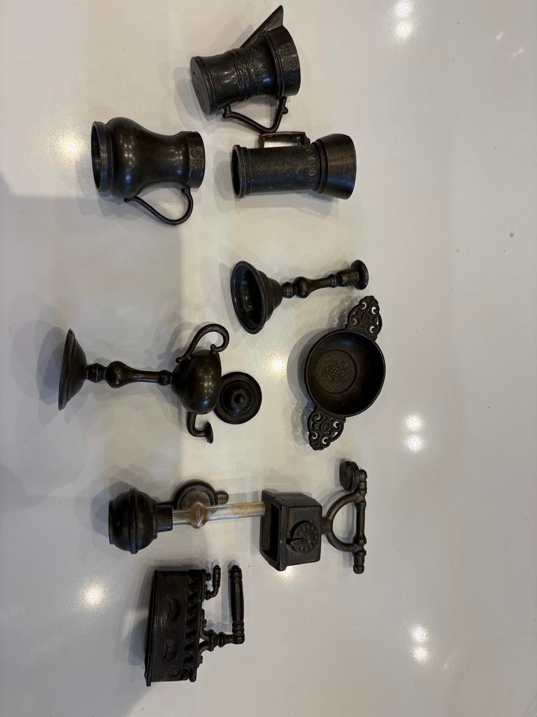 Tinnen miniaturen, Ophalen of Verzenden