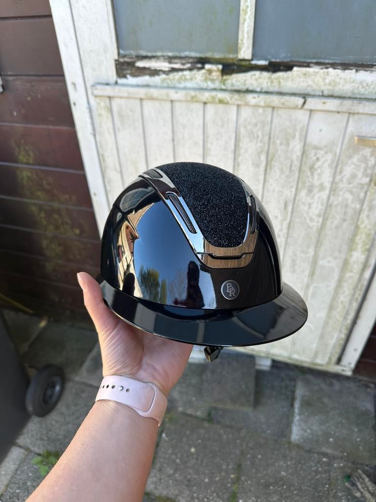 BR Zeta sparkling maat 52-54, Dieren en Toebehoren, Paardrijkleding, Ophalen of Verzenden, Zo goed als nieuw, Dressuur, Cap