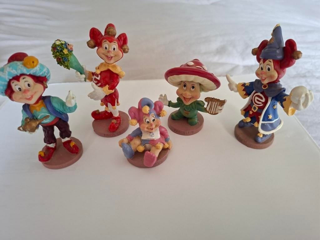 Efteling beeldjes, 5 stuks, Ophalen of Verzenden, Zo goed als nieuw, Beeldje of Poppetje