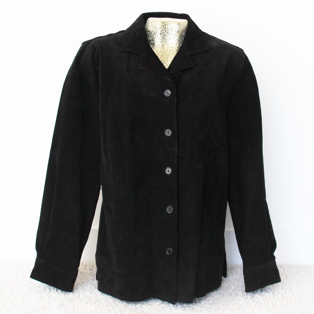 Prachtige Suede Dames Blouse (Maat 40) € 60,-, Kleding | Dames, Blouses en Tunieken, Maat 38/40 (M), Zwart, Ophalen of Verzenden