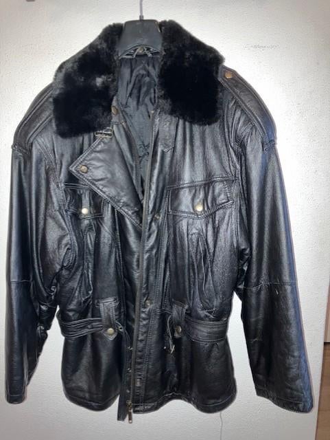 Te koop: Z.G.A.N.  sportief leren damesjack, maat L., Kleding | Dames, Jassen | Winter, Ophalen of Verzenden, Zo goed als nieuw