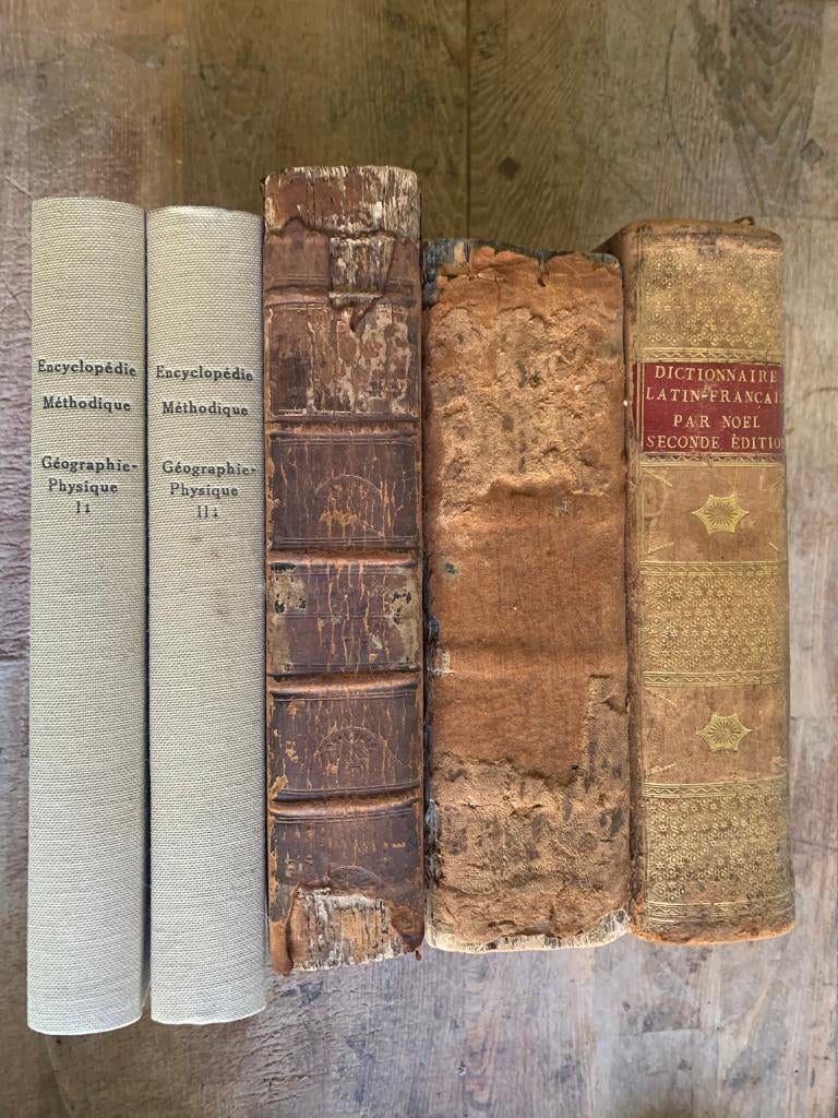 5 oude woordenboeken 18e en 19e eeuw 50 euro samen, Ophalen of Verzenden