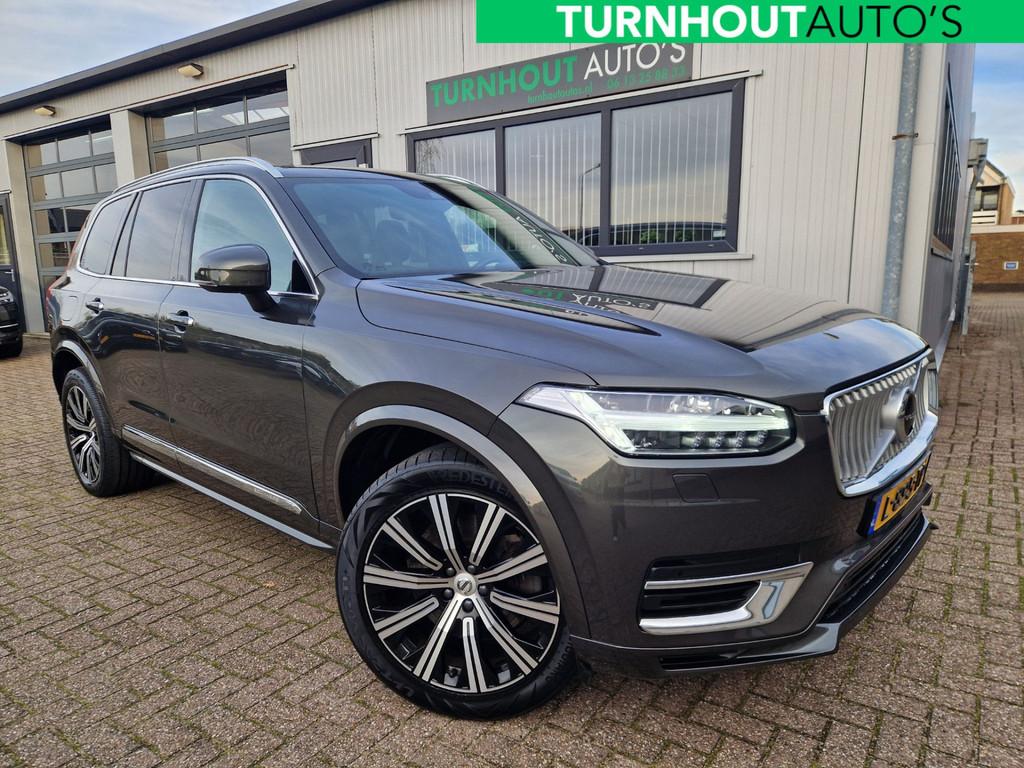 Volvo XC90 T8 Recharge AWD Inscription Exclusive Luchtvering, Auto's, Volvo, Gebruikt, 4 cilinders, 7 stoelen, Bedrijf