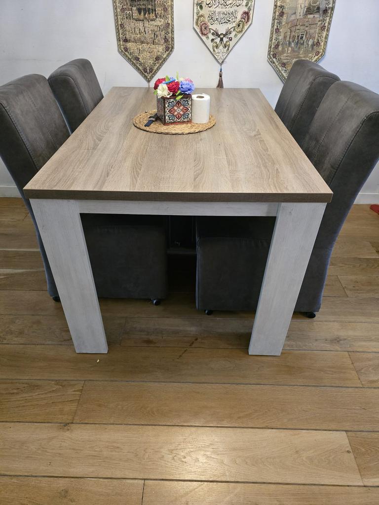 Eettafel Haco, Gebruikt, 100 tot 150 cm, Vijf personen of meer, Rechthoekig