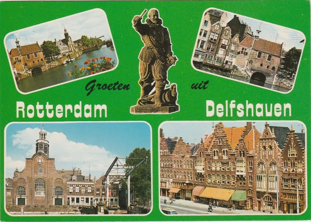 ROTTERDAM Delfshaven Groeten, Verzenden, 1960 tot 1980, Ongelopen, Zuid-Holland