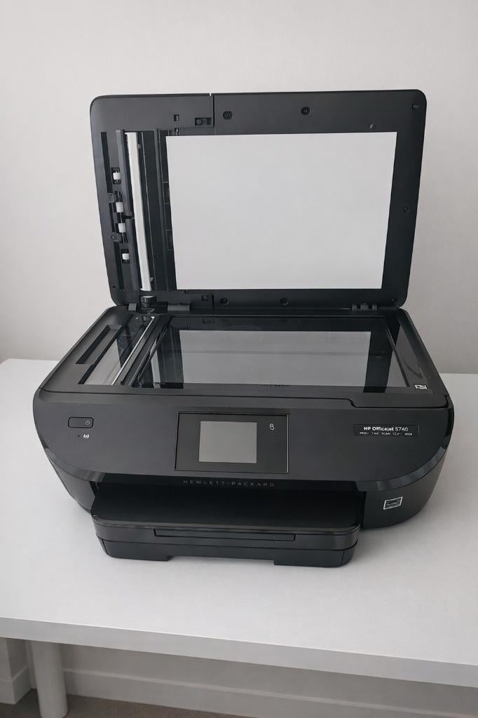 Hewlett packard HP printer Officejet 5740, Ophalen, Inkjetprinter, All-in-one, Zo goed als nieuw