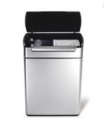 Simplehuman Recycler Afvalemmer - Nieuw in doos!, Huis en Inrichting, 50 tot 75 cm, Nieuw, 40 liter of meer, Ophalen of Verzenden
