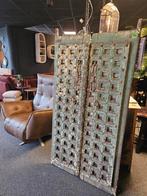 Oude deur uit India uniek ! Geoen/creme, Ophalen of Verzenden