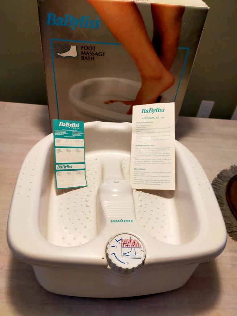 BaByliss Voetmassagebad - Ontspanning voor uw voeten, Ophalen of Verzenden