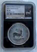 2017 S. Africa Silver Krugerrand NGC SP70 (special holder), Ophalen, Zilver