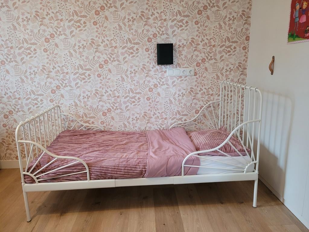 Ikea Minnen Meegroeibed - incl. Matras, Ophalen, Gebruikt, 70 tot 85 cm, 140 tot 160 cm