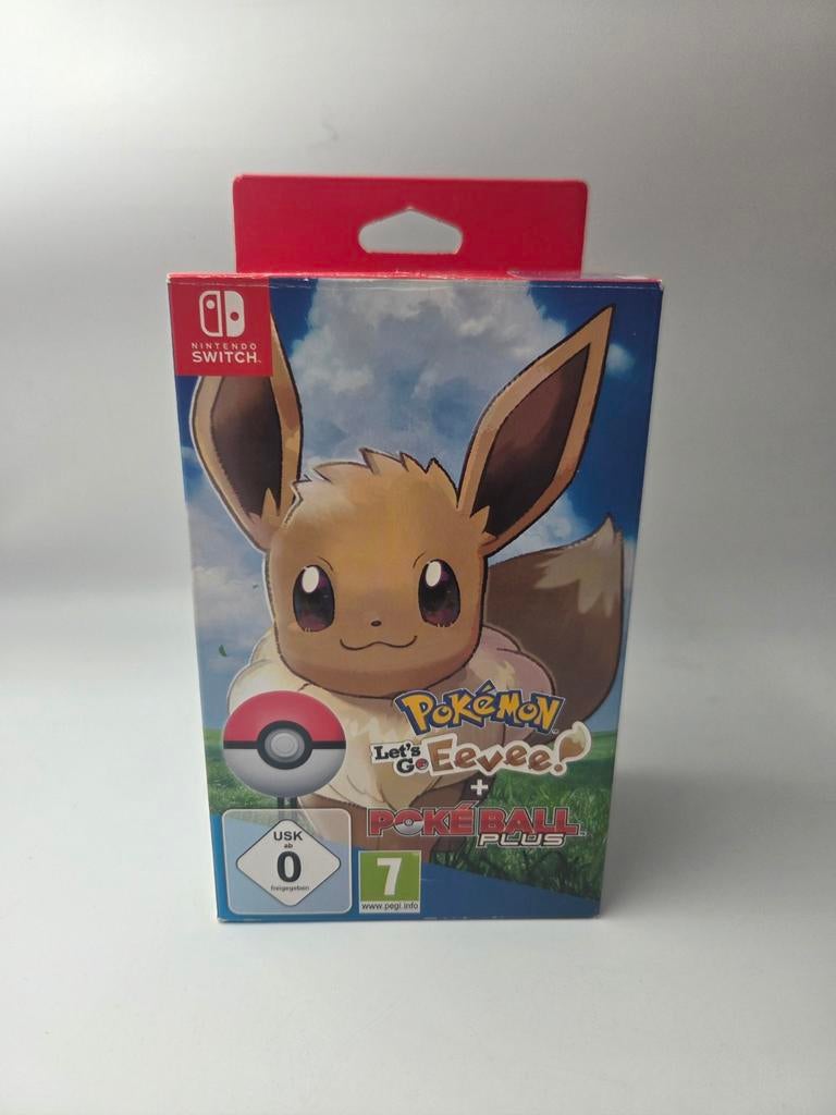 Pokémon Let's Go Eevee + Poké Ball Plus Nintendo Switch, Ophalen of Verzenden, Retro Games, Marktplaats@Gameshopzwolle.nl, Zwolle