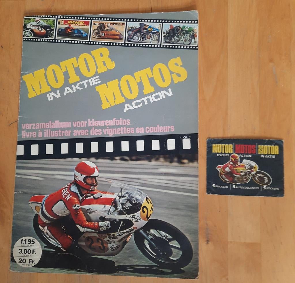 Motor in Aktie - Verzamelalbum, Verzamelen, Ophalen of Verzenden, Motoren