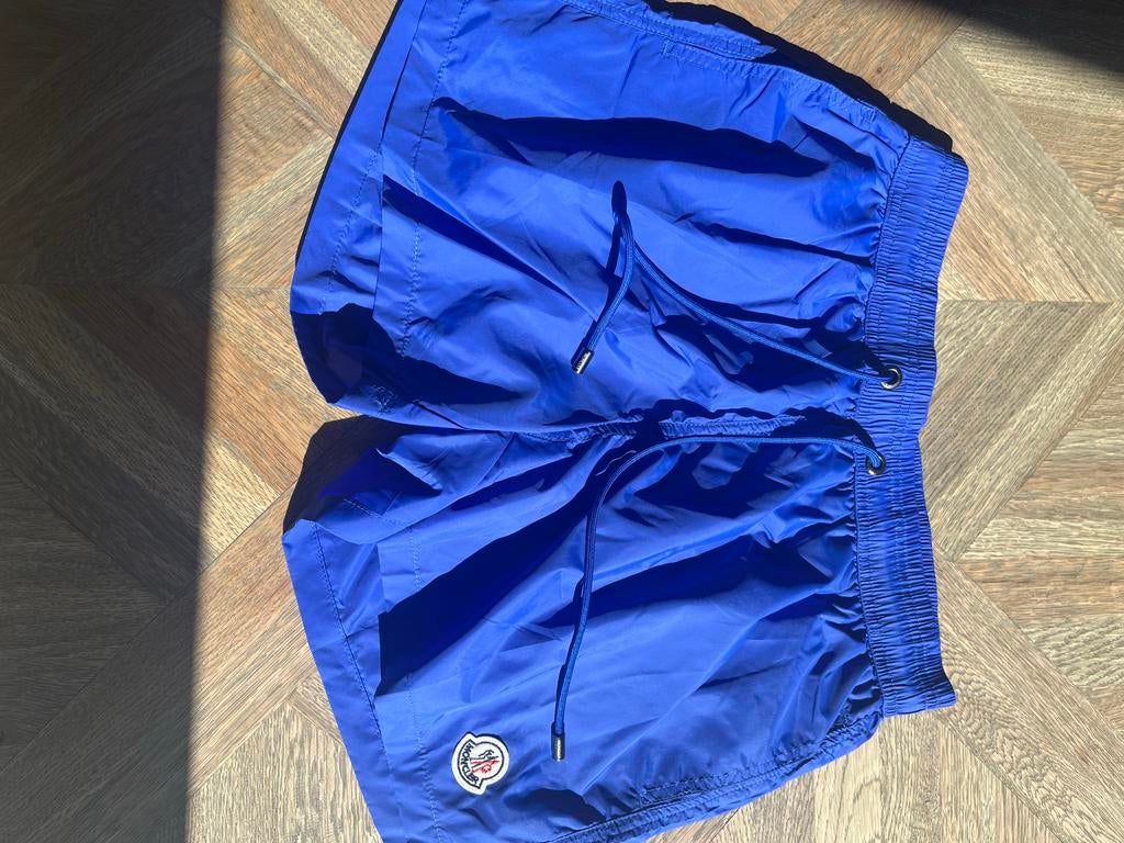 Nieuwe Moncler Zwemshort Blauw Maat M, Kleding | Heren, Badmode en Zwemkleding, Verzenden, Maat 48/50 (M), Blauw, Zwemshort