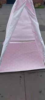 Roze speeltent met sterren en kleed, Ophalen