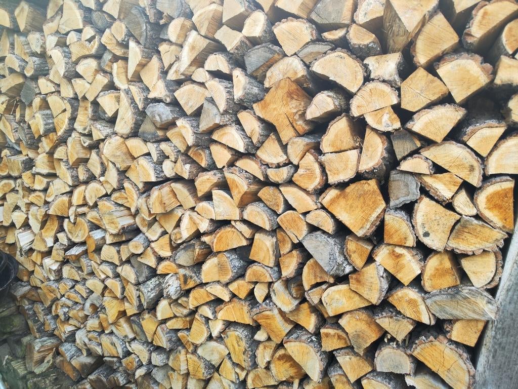 Oven gedroogd eikenhout - 2 kuub strak gestapeld (3 los), Tuin en Terras, Haardhout, Minder dan 3 m³, Ophalen, Eikenhout, Blokken