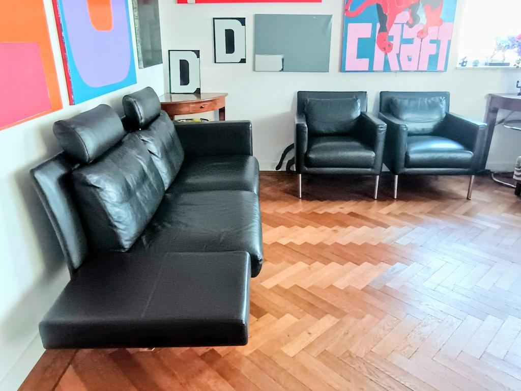Walter knoll bankstel 2,5 zits bank & 2 fauteuils, Ophalen, Zo goed als nieuw