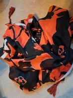 Mooie Sjaal met Print, Ophalen of Verzenden, Zo goed als nieuw, Maat 46/48 (XL) of groter, Sjaal