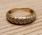 Dames ring 2,5 gram 18K goud 750, Sieraden, Tassen en Uiterlijk, Ringen, Met strass, Ophalen of Verzenden, Zo goed als nieuw, 17 tot 18