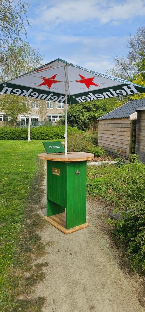 Barasol Heineken bar met parasol - Ideaal voor de zomer!, Ophalen of Verzenden, Gebruikt