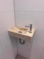 Differnz marmer fonteinset - 1tje over!, Zo goed als nieuw, Minder dan 100 cm, Wasbak of Wastafel, 25 tot 50 cm