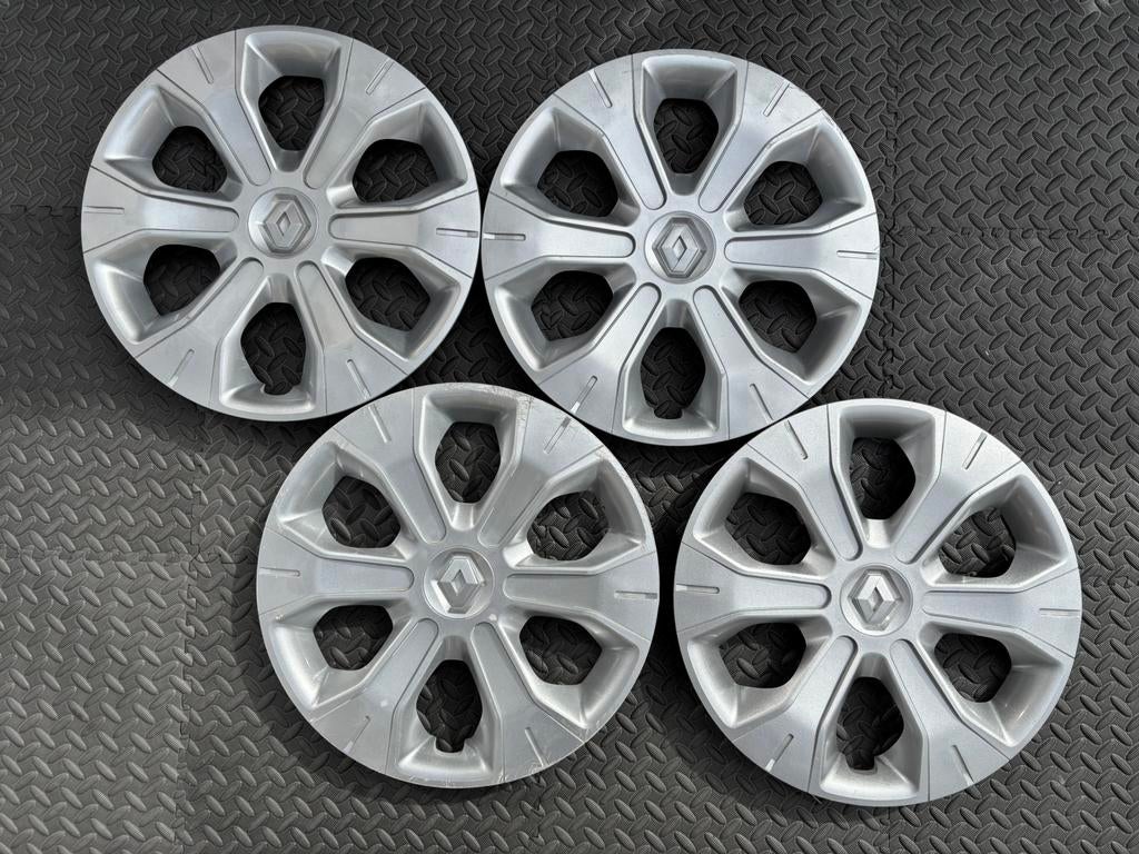 Set orig Renault Megane, Scenic en Clio wieldoppen 15 inch, Ophalen of Verzenden, Zo goed als nieuw
