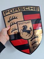 Emaille bord nieuw porsche, Ophalen of Verzenden, Reclamebord