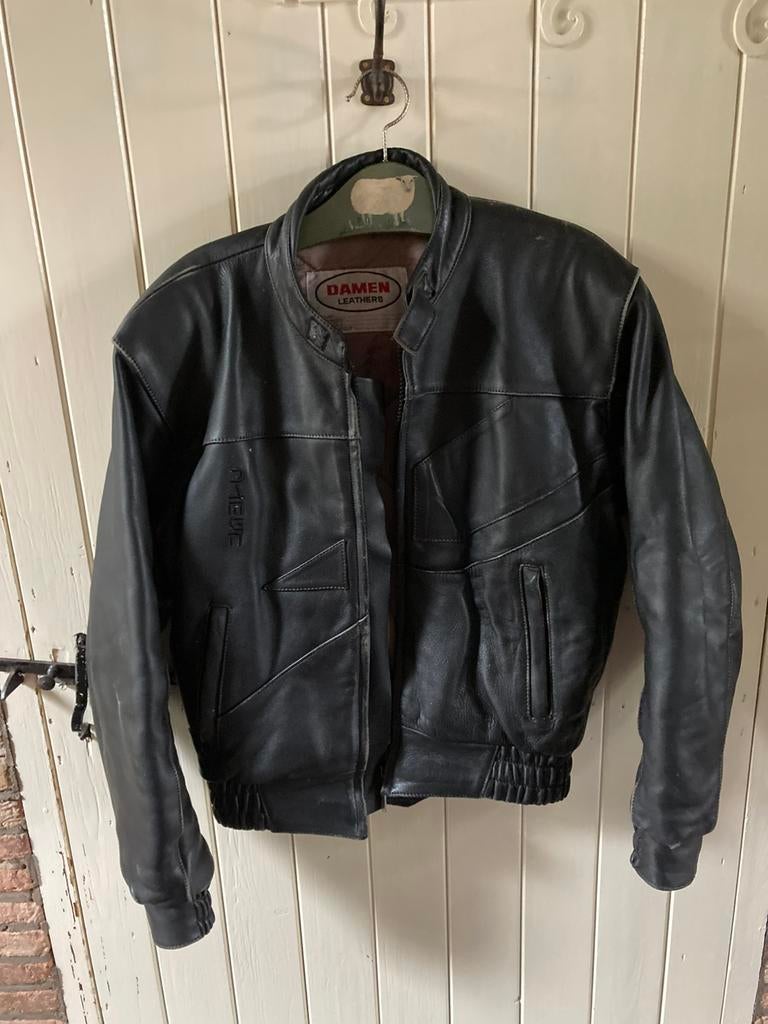 Motorjas Leer maat M, Ophalen of Verzenden, Tweedehands, Jas | leer