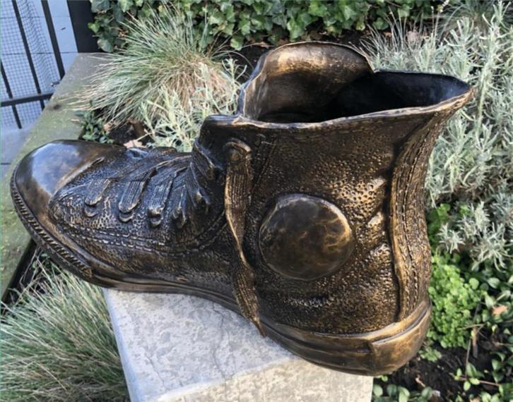 Bronzen Vierdaagse schoen 4daagse Nijmegen schoen BRONS., Antiek en Kunst, Kunst | Beelden en Houtsnijwerken, Ophalen of Verzenden
