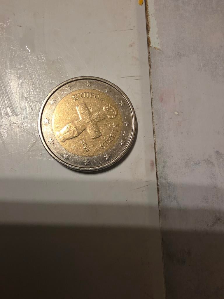 Cypriotische 2 euro munt 2008, Ophalen of Verzenden