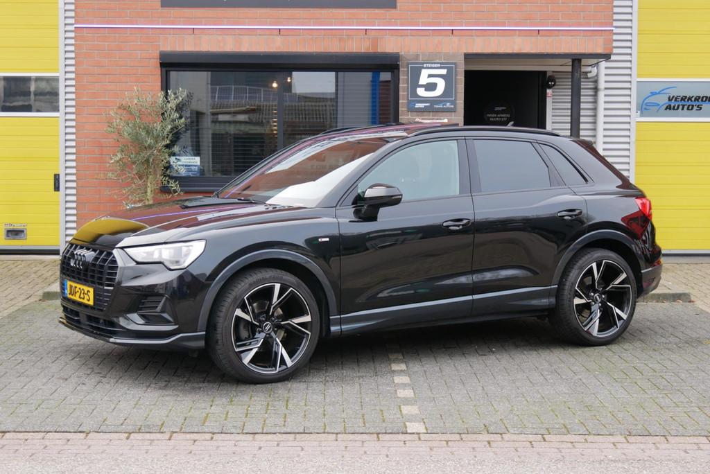Audi Q3 35 TFSI Pro Line S-line. panodak. leder.alcantara. s, 15 km/l, 4 cilinders, 150 pk, Zwart