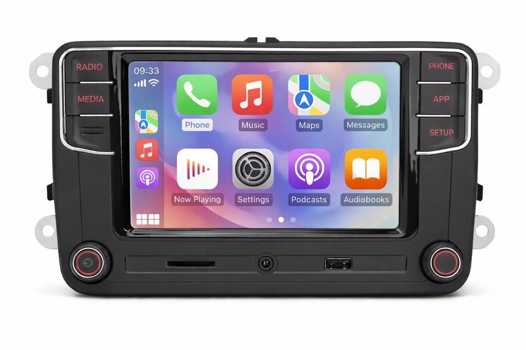 Volkswagen OEM RCD 330 CarPlay Autoradio, Ophalen of Verzenden, Gebruikt