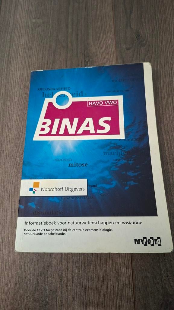 BINAS HAVO VWO Informatieboek, Ophalen of Verzenden