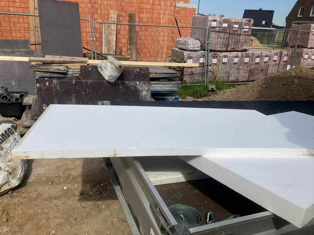 Piepschuim isolatieplaten 10cm en 5cm, Ophalen, Gebruikt, 15 m² of meer, Vloerisolatie