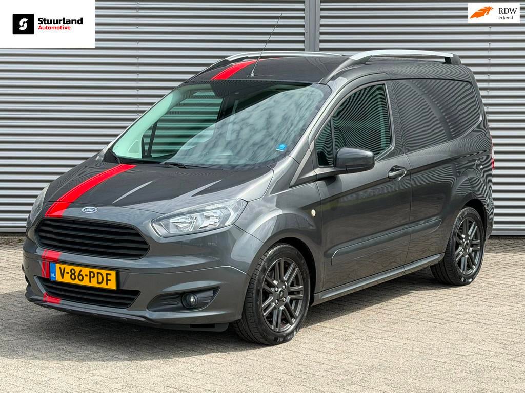 Ford TRANSIT COURIER 1.0 Ecoboost Sport BTW/BPM Vrij Aicro/, Voorwielaandrijving, 101 pk, Leder en Stof, 19 km/l