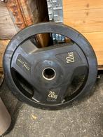 1 x 20 kg olympische halrer schijf 50 mm, Sport en Fitness, Olympische, Halterschijven, Gebruikt, Ziva