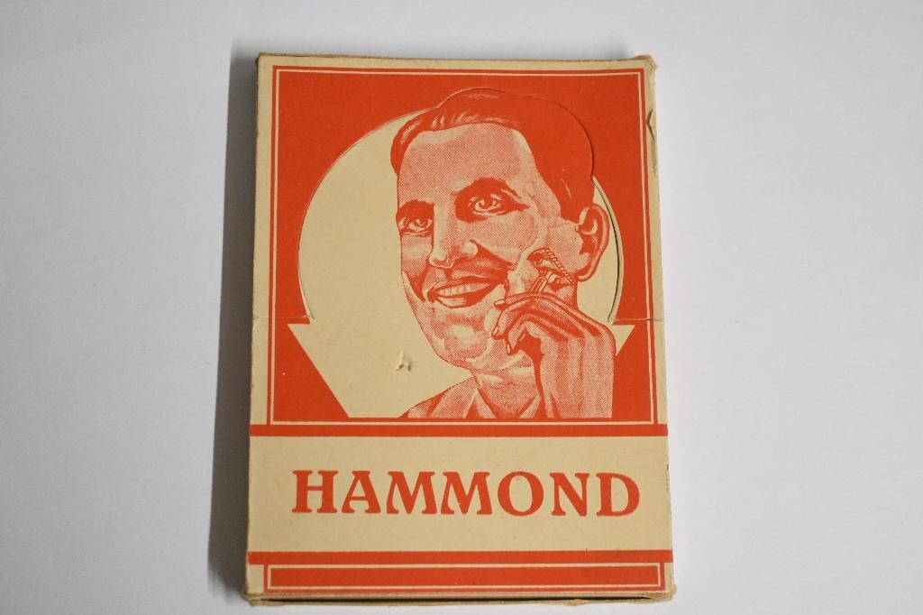 Hammond scheermesjes 10 doosjes in display verpakking, Antiek en Kunst, Ophalen of Verzenden