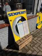 Groot oud emaille reclamebord Semperit, Antiek en Kunst, Antiek | Emaille, Ophalen