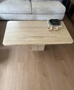 Stijlvolle salontafel van Travertin, Huis en Inrichting, Tafels | Salontafels, Ophalen, 100 tot 150 cm, 50 tot 100 cm, Zo goed als nieuw