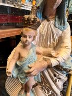 Prachtig antiek mariabeeld 46 cm, Ophalen of Verzenden