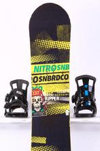 137 kinder snowboard NITRO RIPPER, Black/yellow, FLAT, Ophalen of Verzenden, Gebruikt, Board